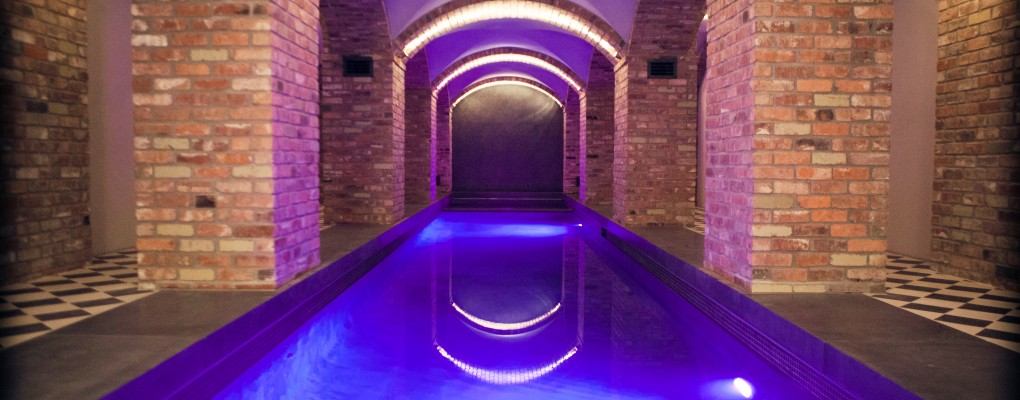 Swimming Pool with Archways